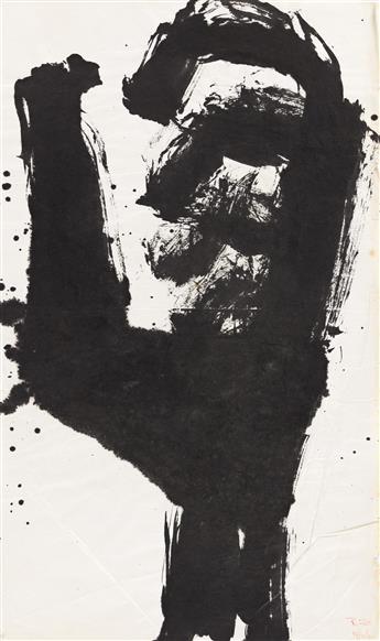 RICHARD STANKIEWICZ (1922-1983) Three brush and Sumi ink drawings.